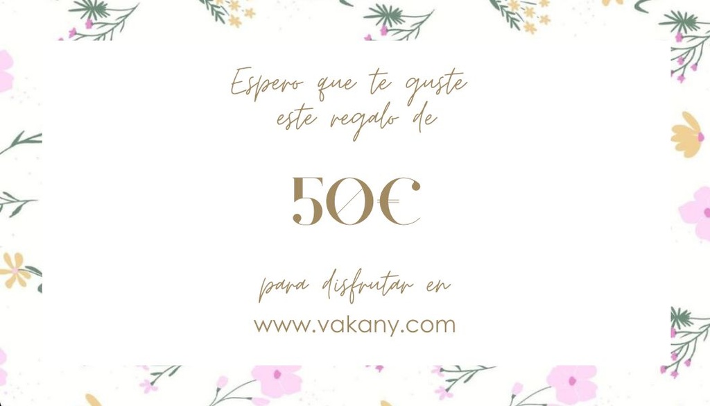 Tj. regalo 50€ 