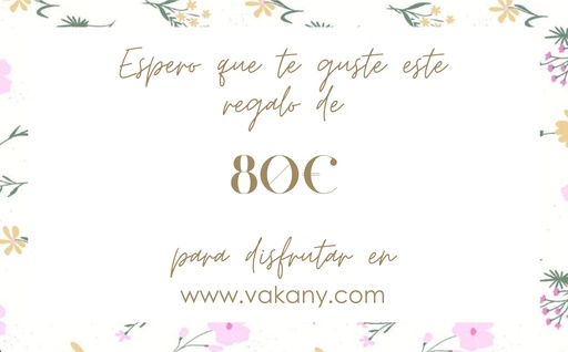 Tj. regalo 80€  
